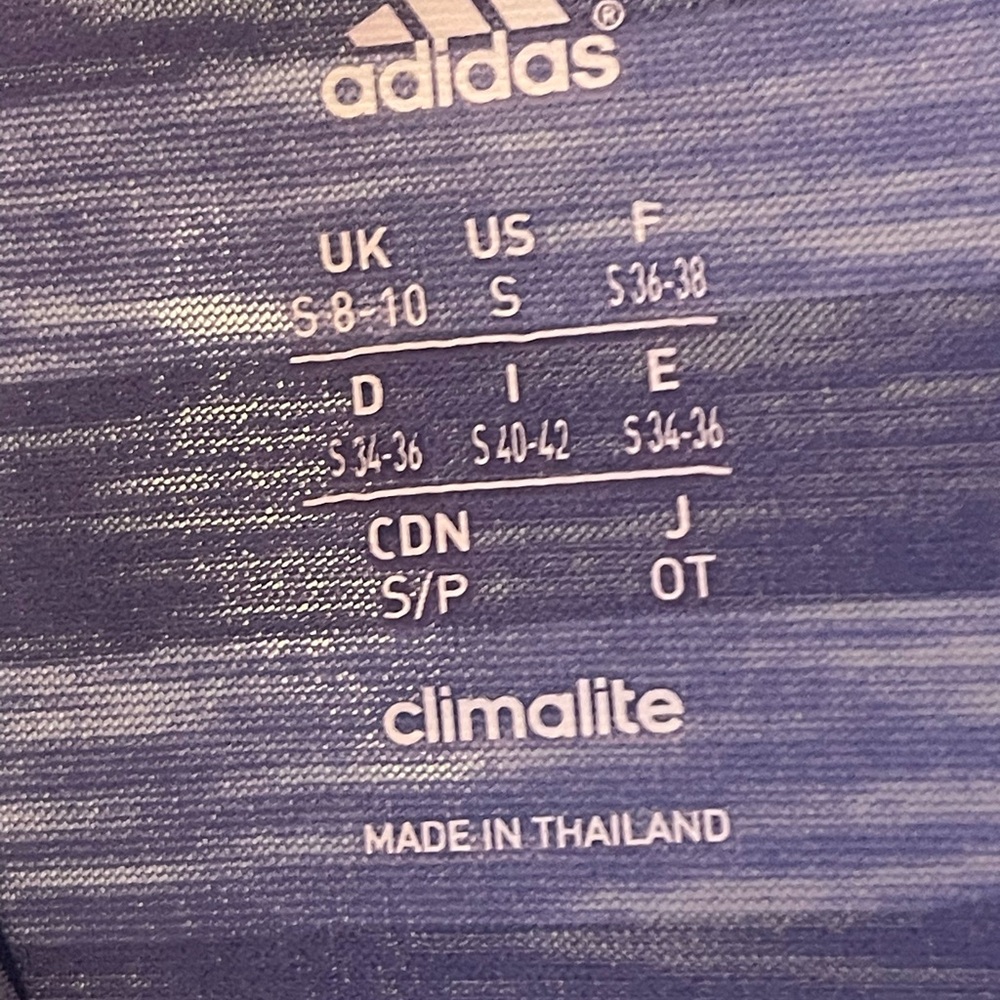 Adidas Climalite Purple Racer back tank. Size small GUC - Picture 4 of 4